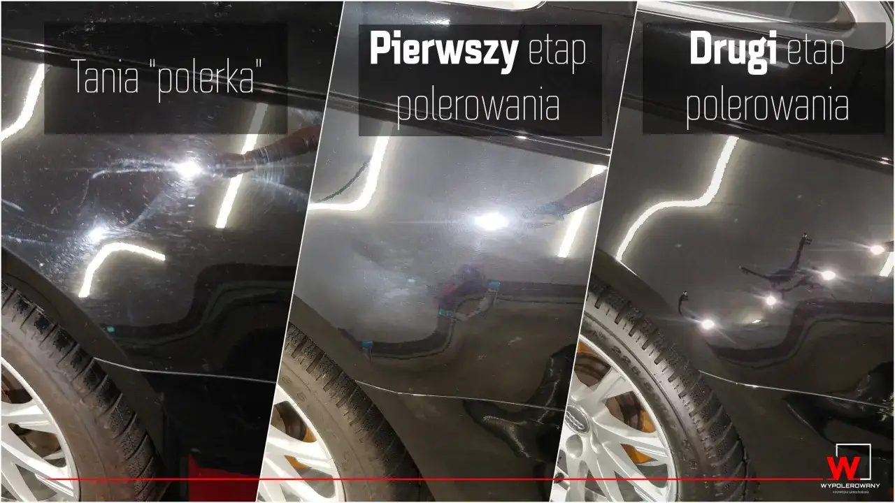 Por&oacute;wnanie efekt&oacute;w polerowania: tania 